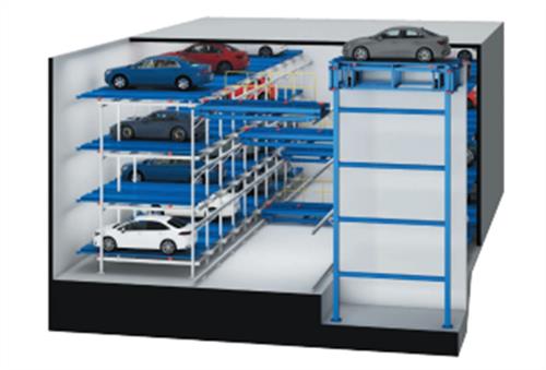 HỆ THỐNG ĐỖ XE TỰ ĐỘNG DẠNG DI CHUYỂN THEO TẦNG – CART PARKING 